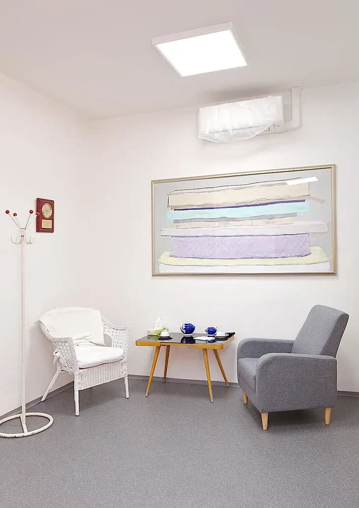 Interiér gynekologické ordinace MUDr. Radima Martiníka