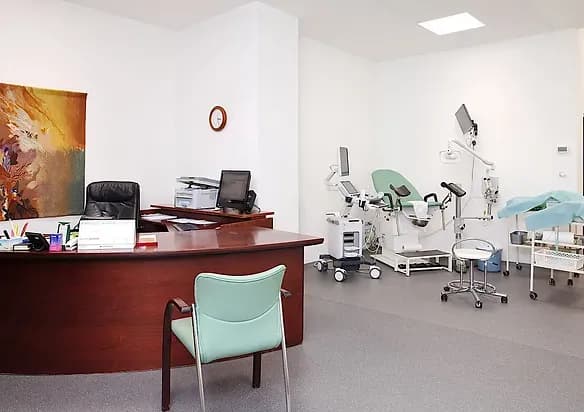 Interiér gynekologické ordinace MUDr. Radima Martiníka